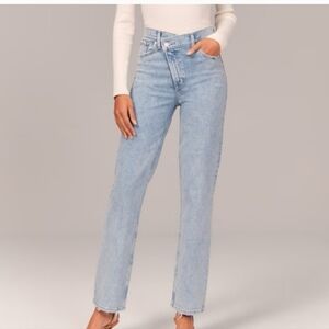 Abercrombie & Fitch Light Blue Straight Leg Jeans